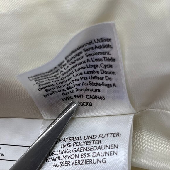 Eddie Bauer Women's White Premium EB700 Down Puffer Outdoor Vest Sz Sm - Picture 12 of 13